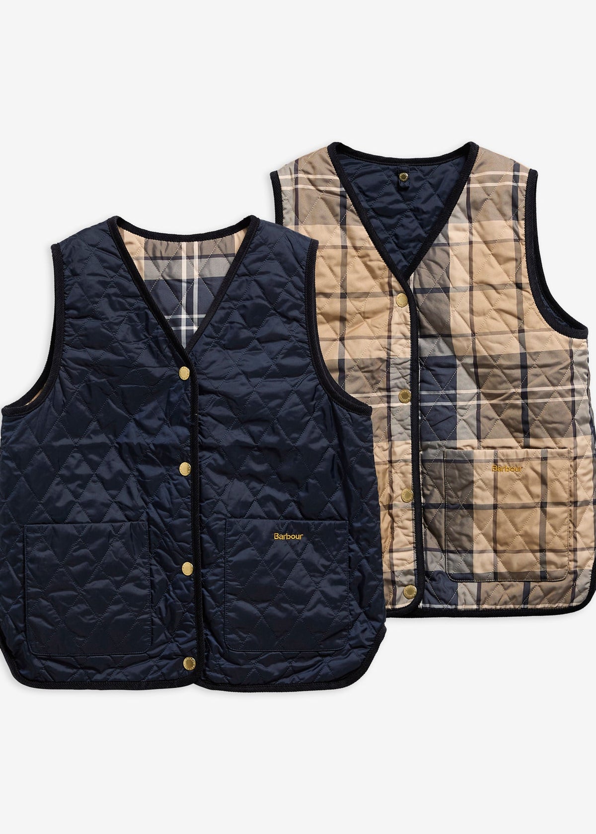 Barbour Tartan Reimagined Icons Liner Navy