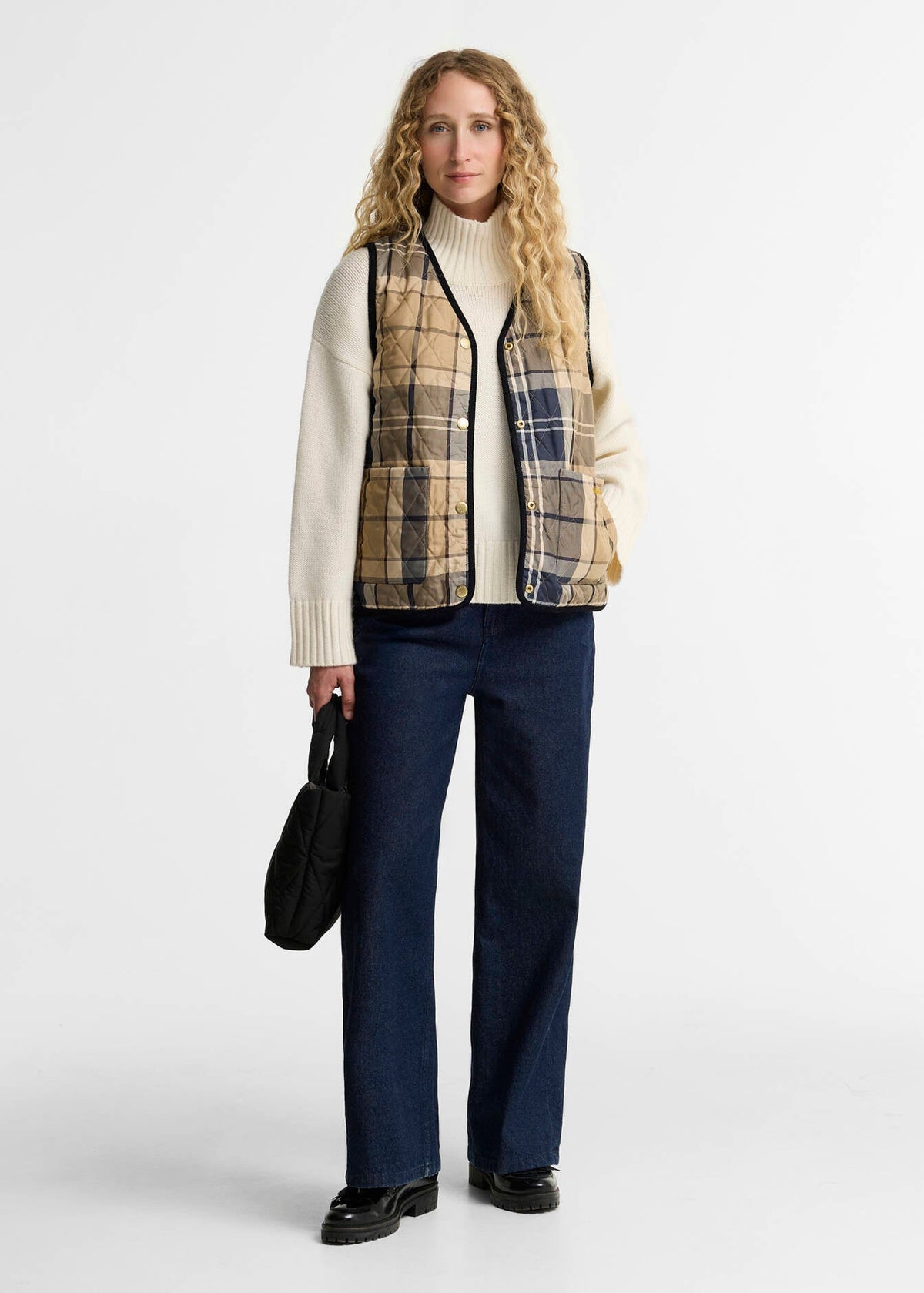Barbour Tartan Reimagined Icons Liner Navy