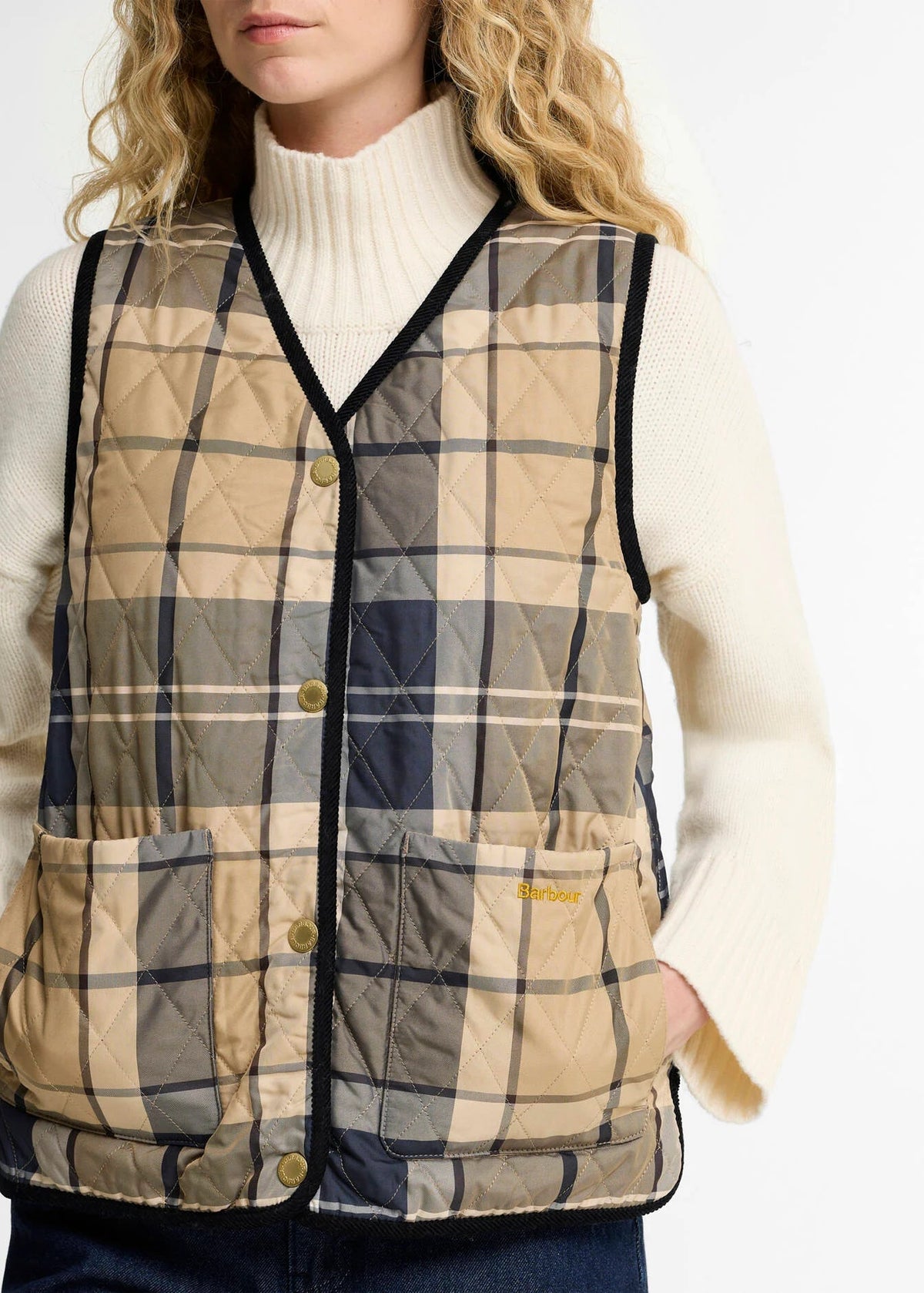 Barbour Tartan Reimagined Icons Liner Navy