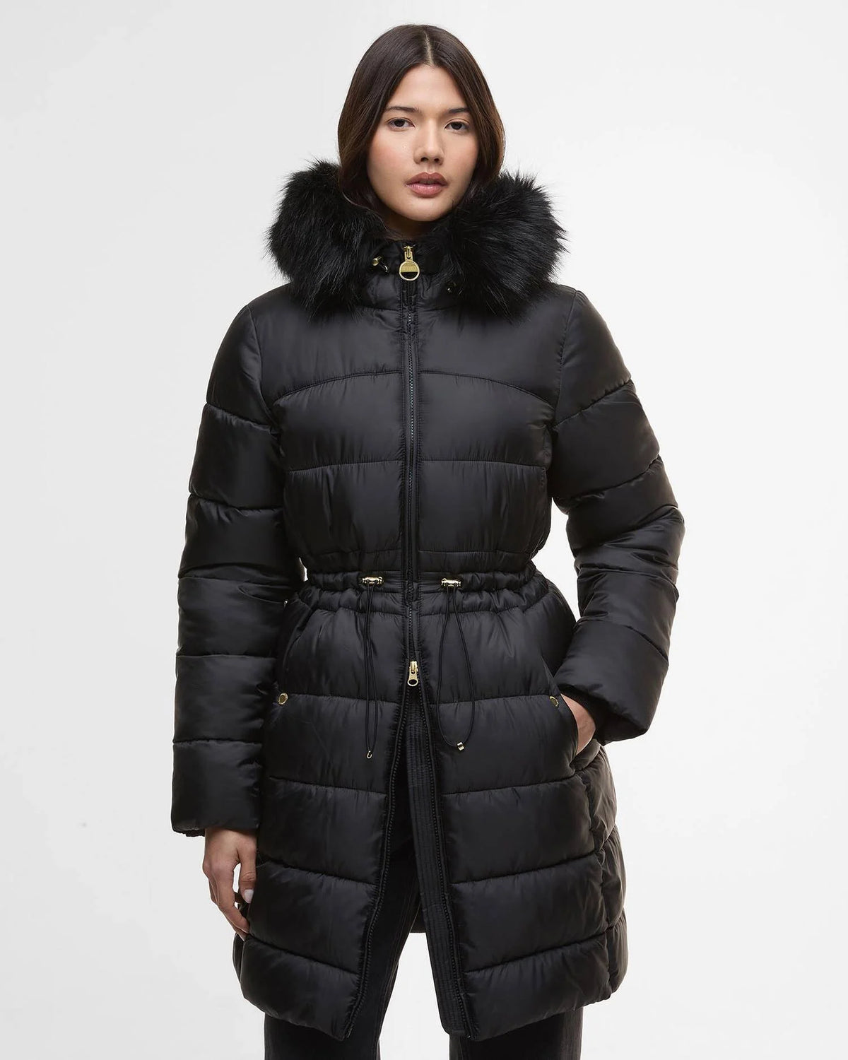 Barbour Intl Anastasia Puffer jkt Black