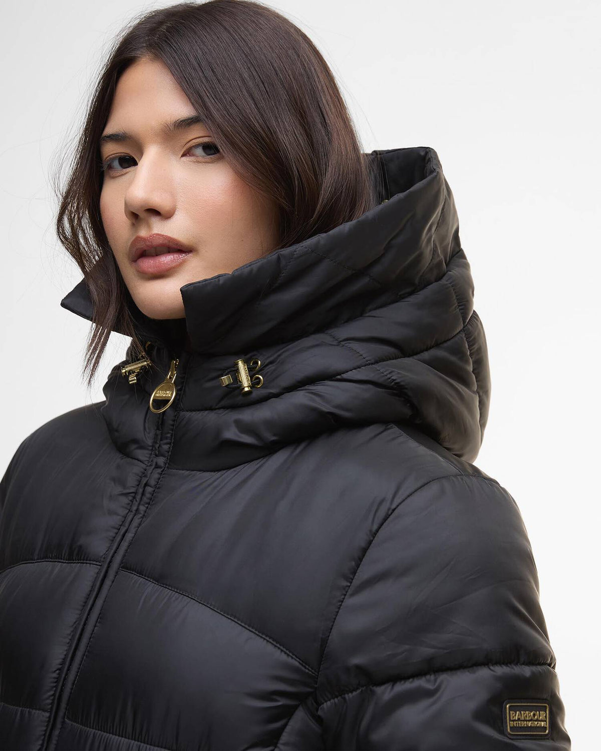 Barbour Intl Anastasia Puffer jkt Black
