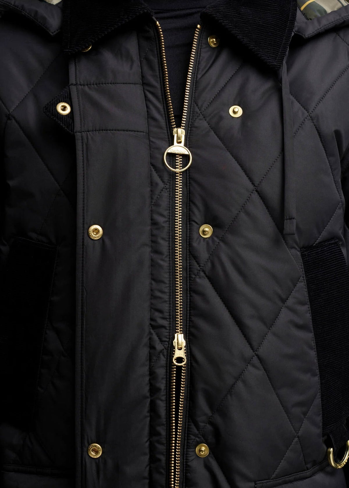 Barbour Rudson Quilt Black