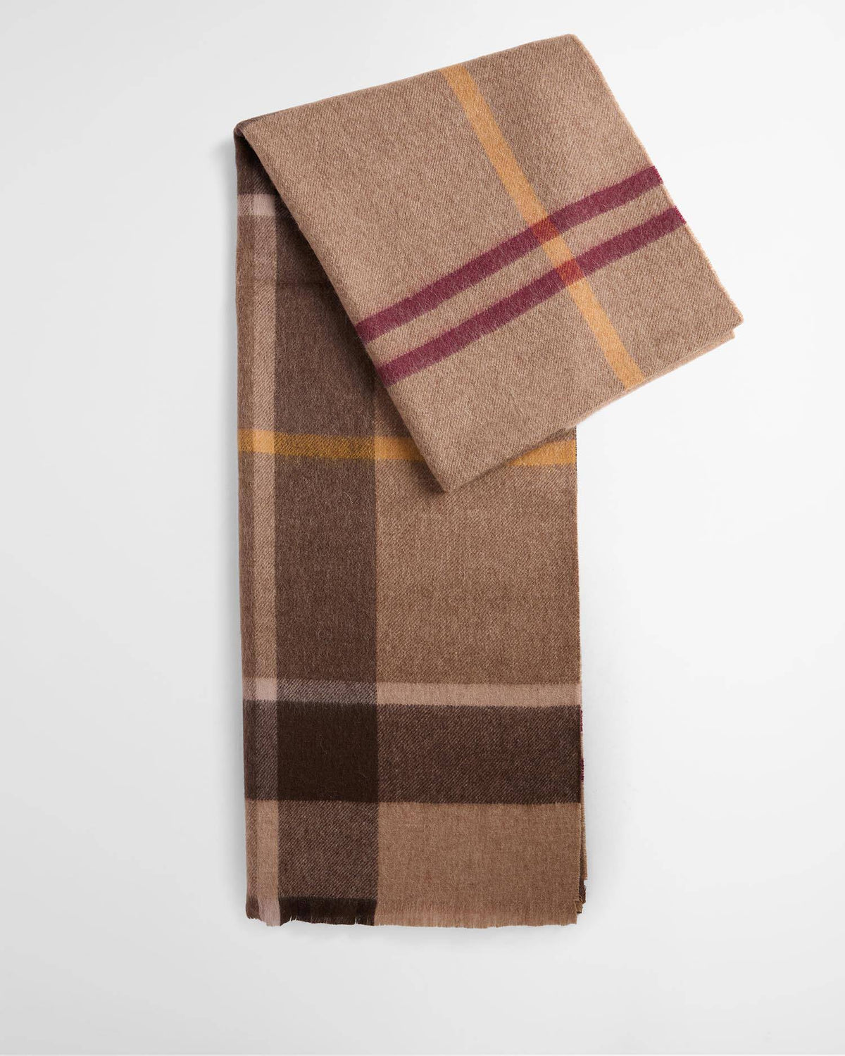 Barbour Rosefield Tartan Scarf Muted Tartan