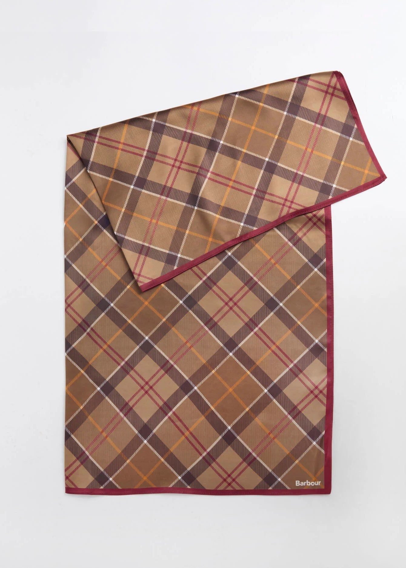 Barbour Kinsale Tartan Head Scarf Muted Tartan