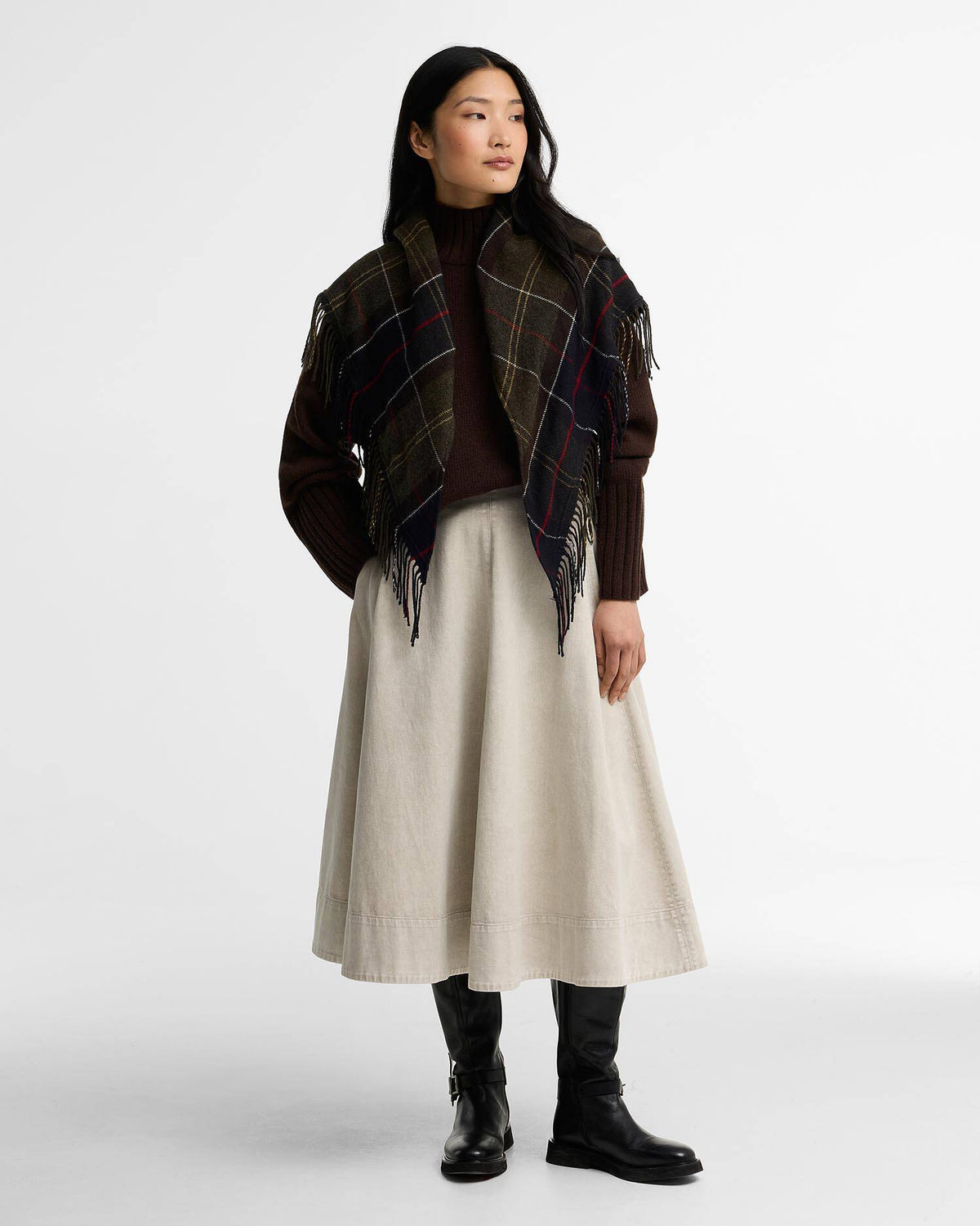 Barbour Kirkless Tartan Scarf Classic Tartan
