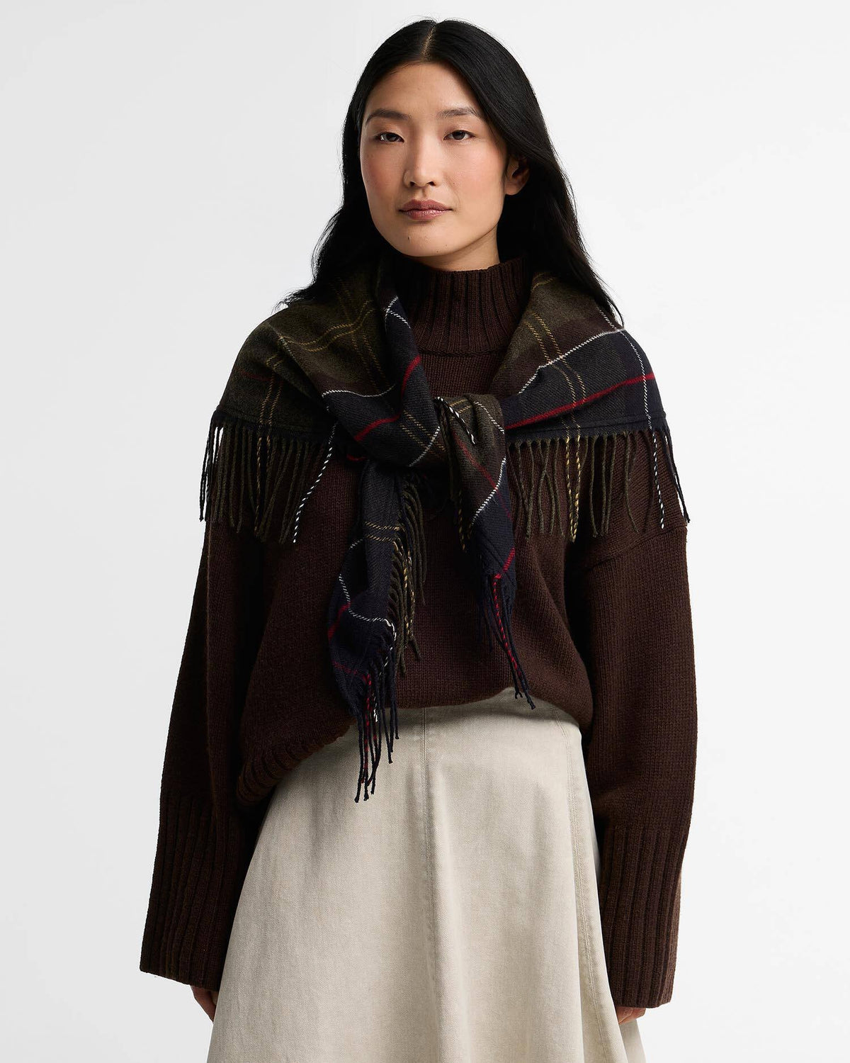 Barbour Kirkless Tartan Scarf Classic Tartan