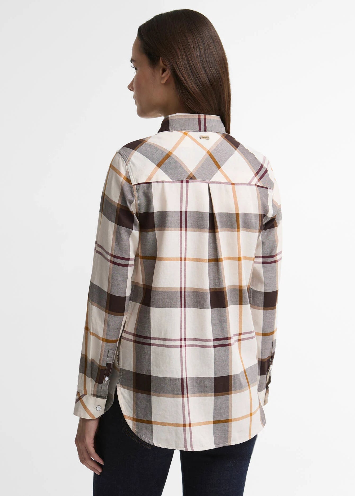 Barbour Moorland Shirt Ecru Multi Tartan