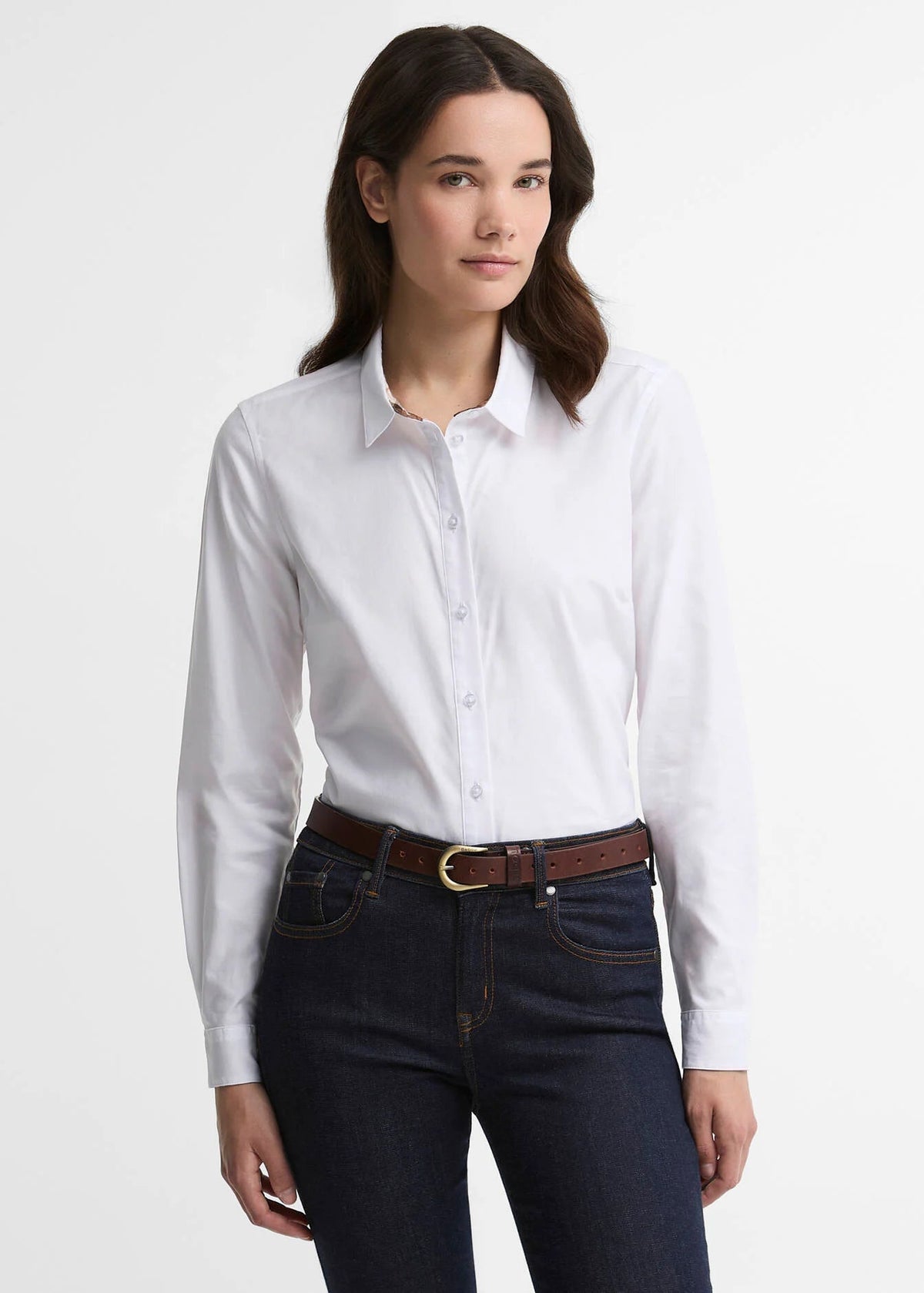 Barbour Derwent Shirt White/Cedarwood