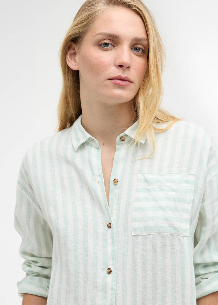 Barbour Annie Shirt Spearmint Stripe