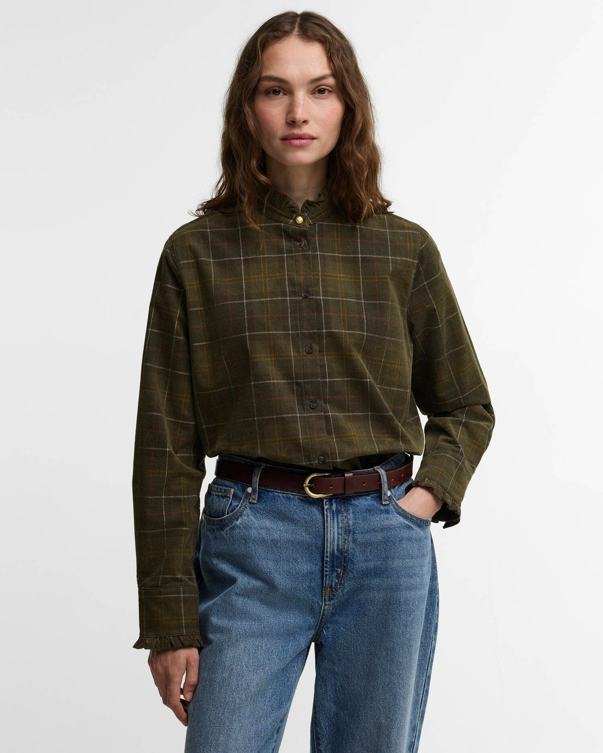 Barbour Shae Shirt Sage Classic Tartan