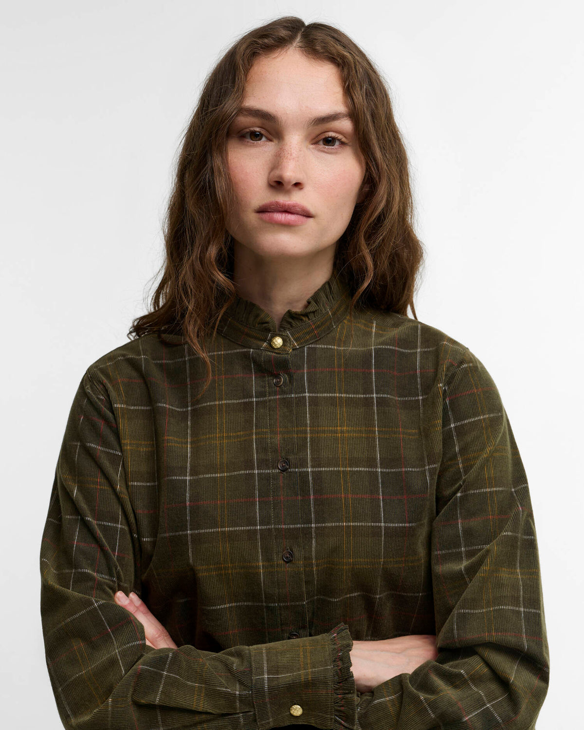 Barbour Shae Shirt Sage Classic Tartan