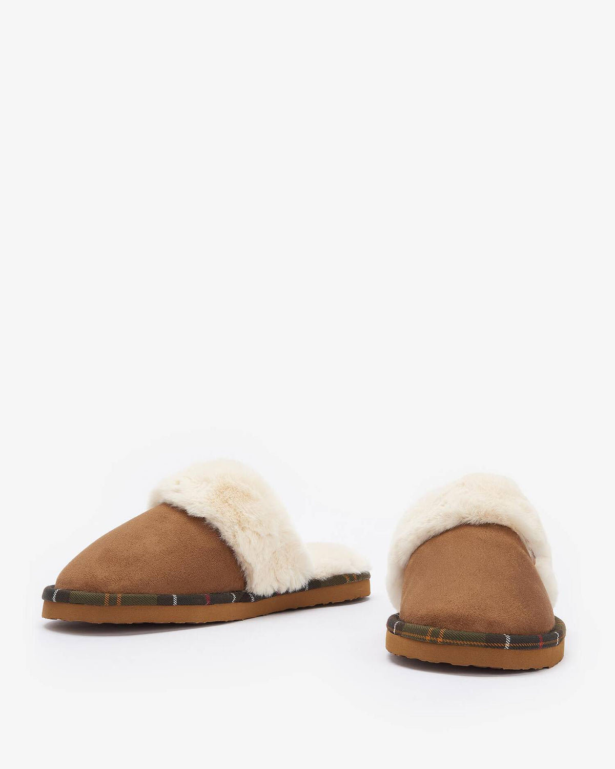 Barbour Caludia Mule Slipper Camel