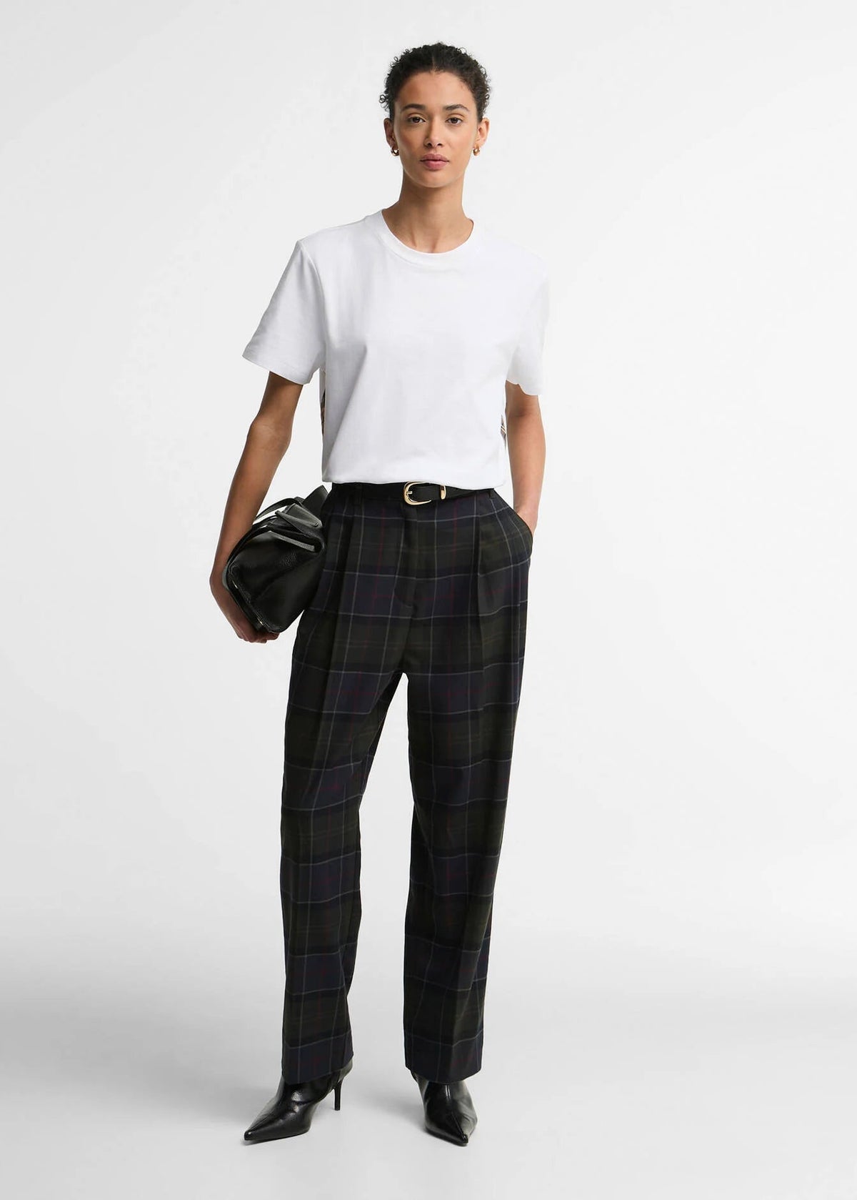 Barbour Deliah Trousers Shadow Classic Tartan