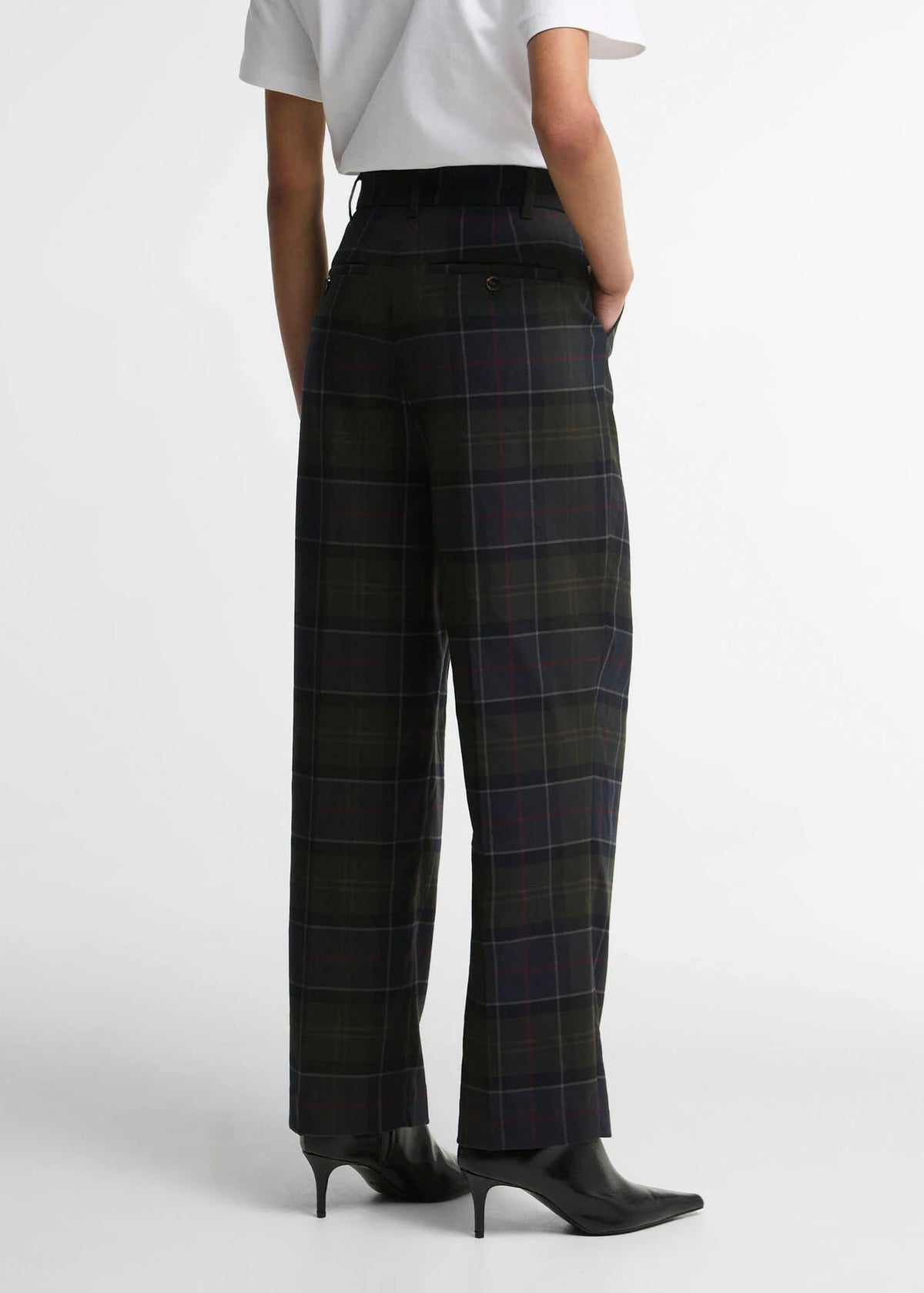 Barbour Deliah Trousers Shadow Classic Tartan
