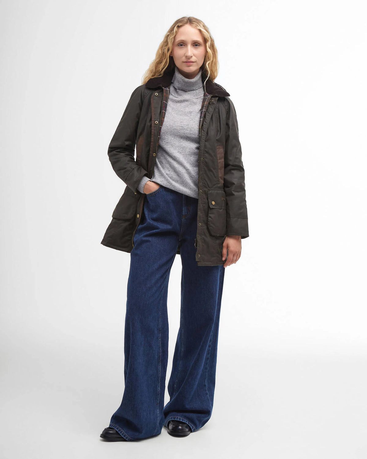 Barbour Bower Wax Jacket Olive