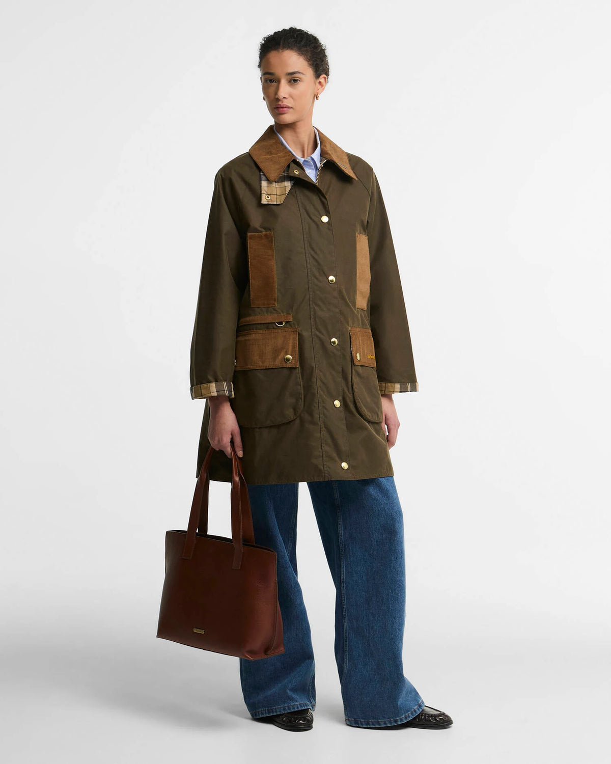 Barbour Icons Modern Beaufort Wax Jacket Beech/Bir
