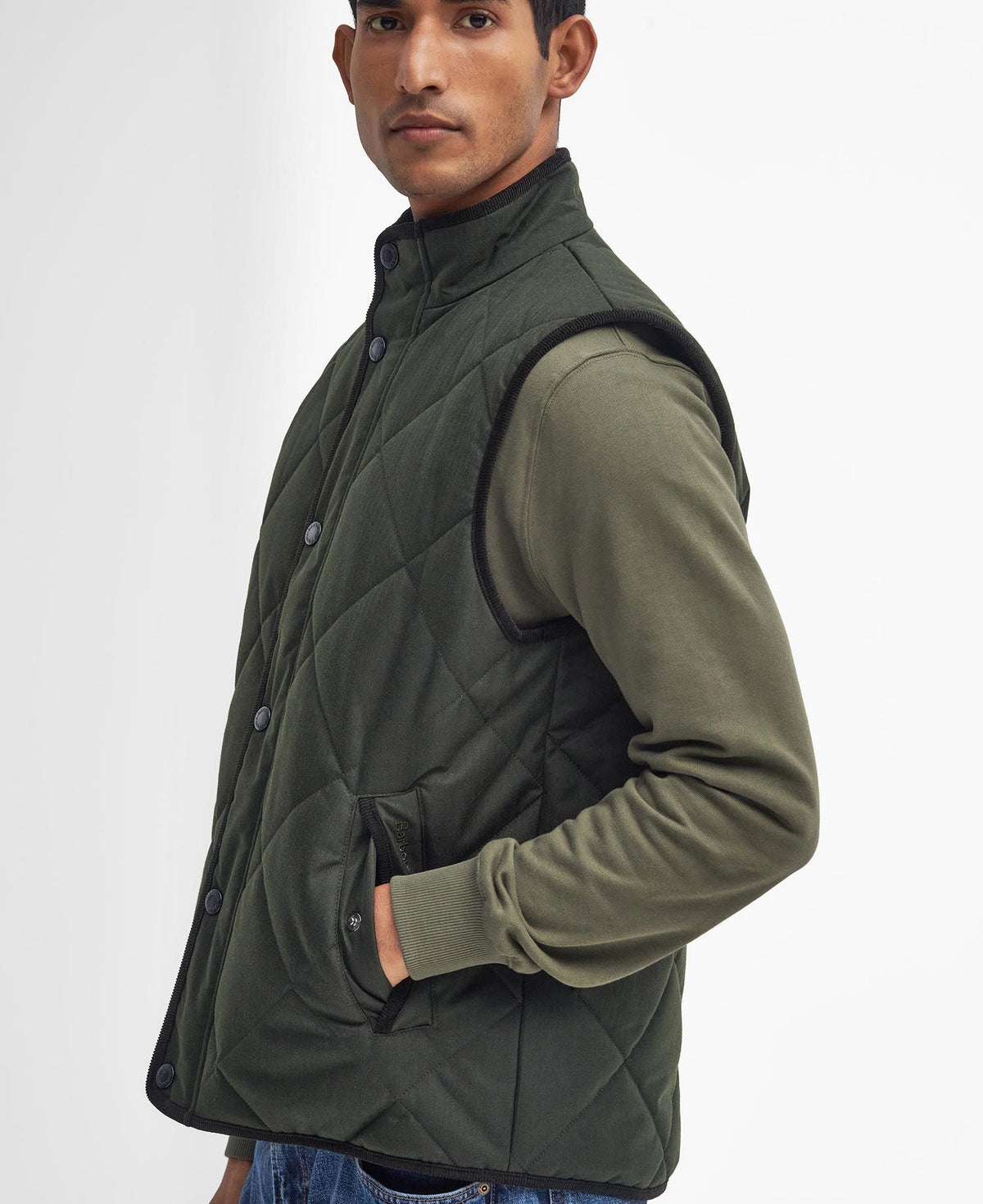Barbour Holburn Qulted Gilet Sage