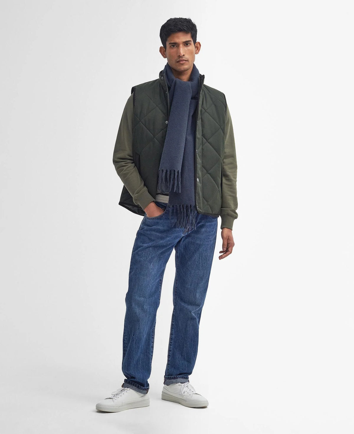 Barbour Holburn Qulted Gilet Sage