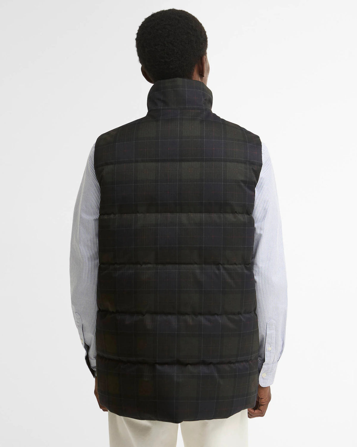 Barbour Lonnen Tartan Puffer Gilet Classic Tartan