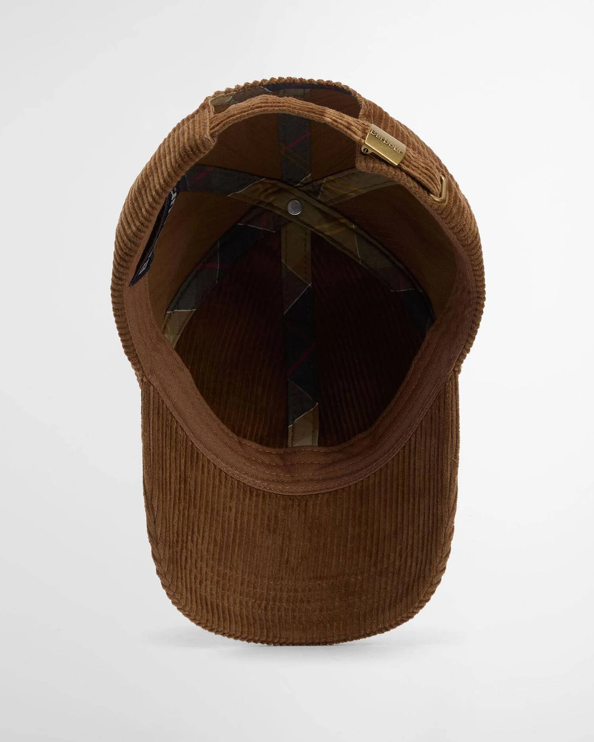 Barbour Preston Cord Cap Brown