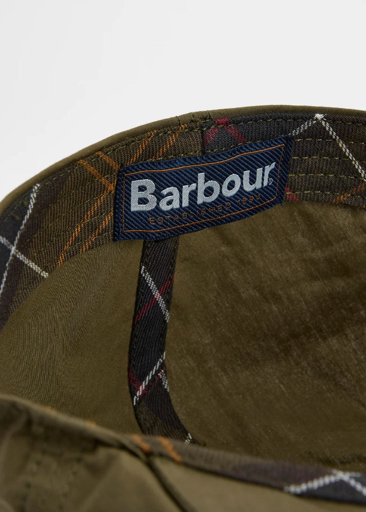 Barbour Transpor Flat Cap Dusky Green