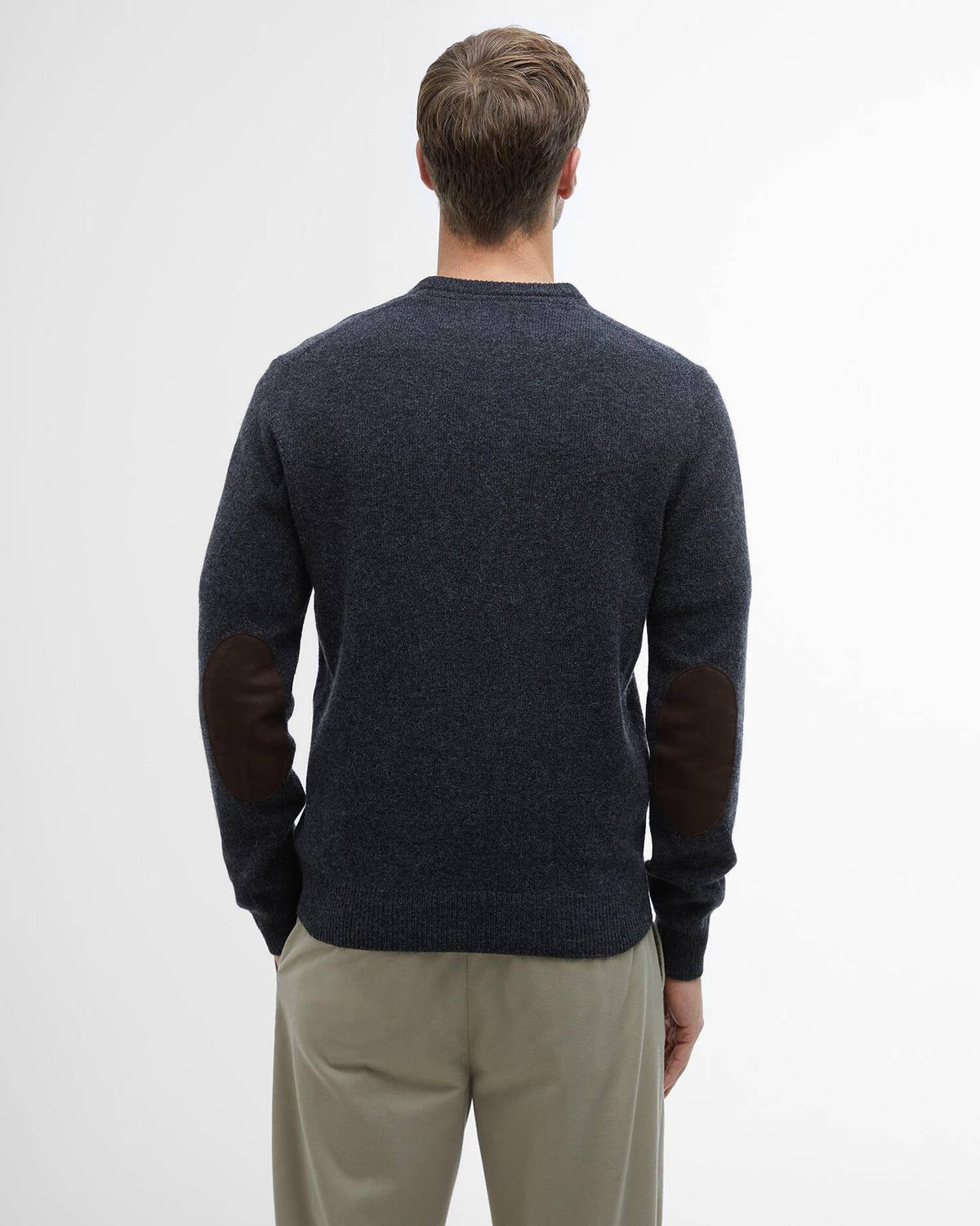 Barbour Ess Patch Crew Charcoal