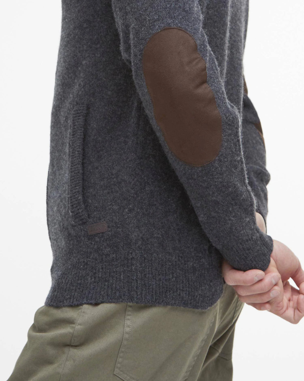 Barbour Ess Patch Zip Thru Bracken
