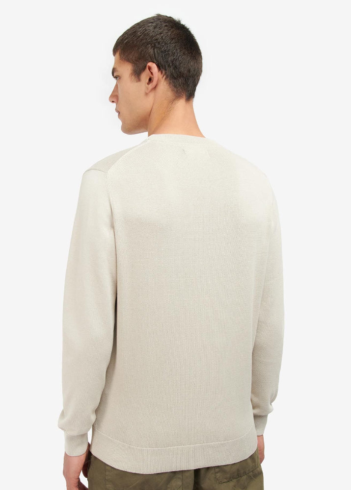 Barbour Pima Cotton Crew Neck Mist