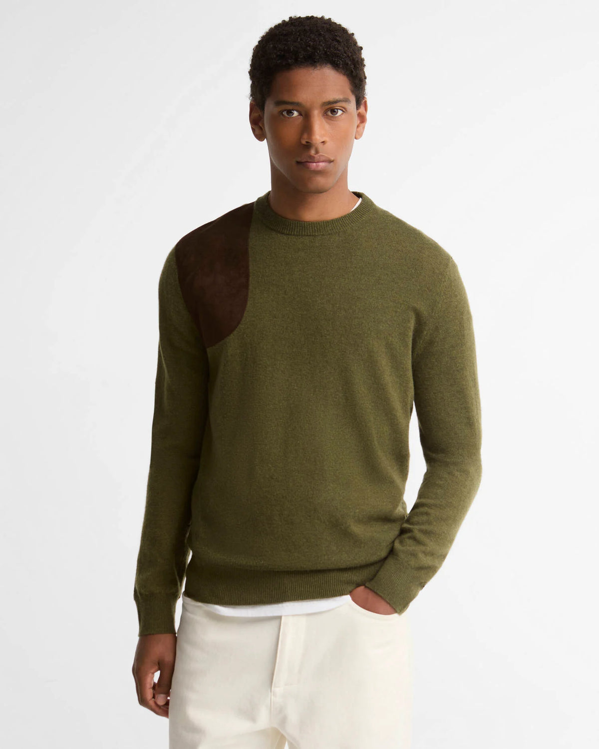 Barbour Whitworth Crewneck Sweater Sage