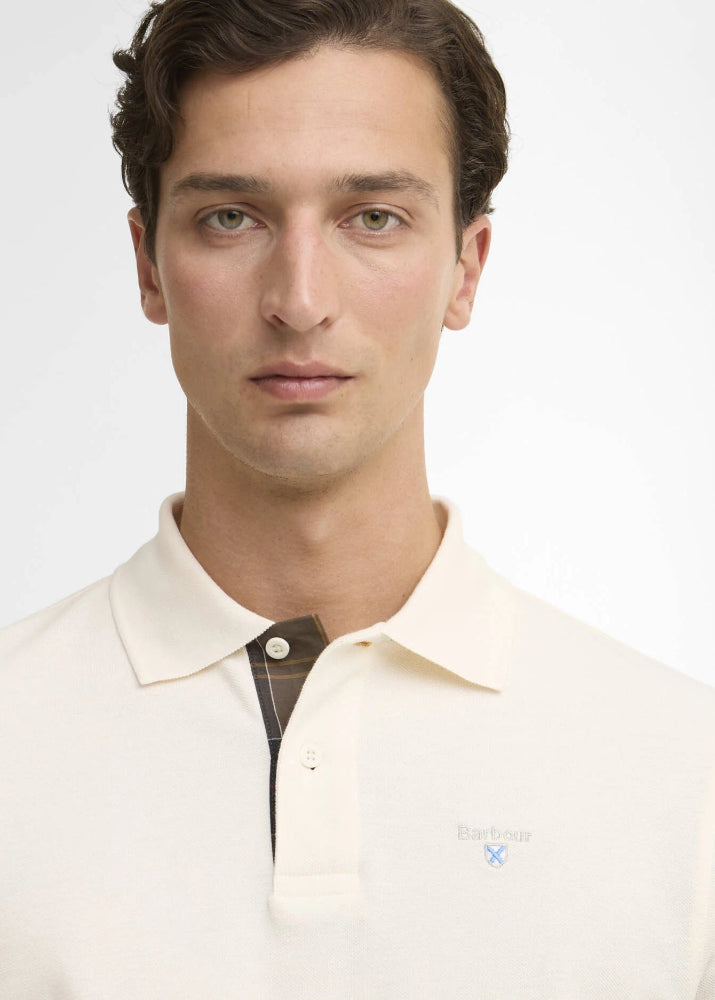 Barbour Tartan Pique Whipper White Classic