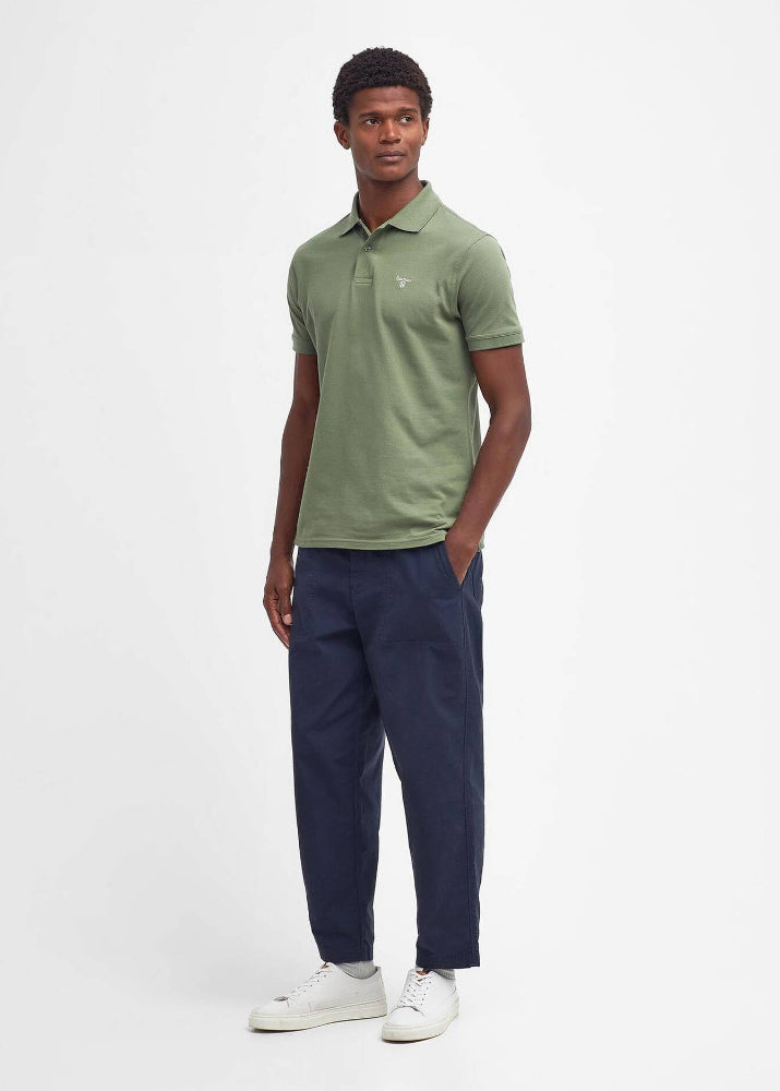 Barbour LW Sports Polo Olive