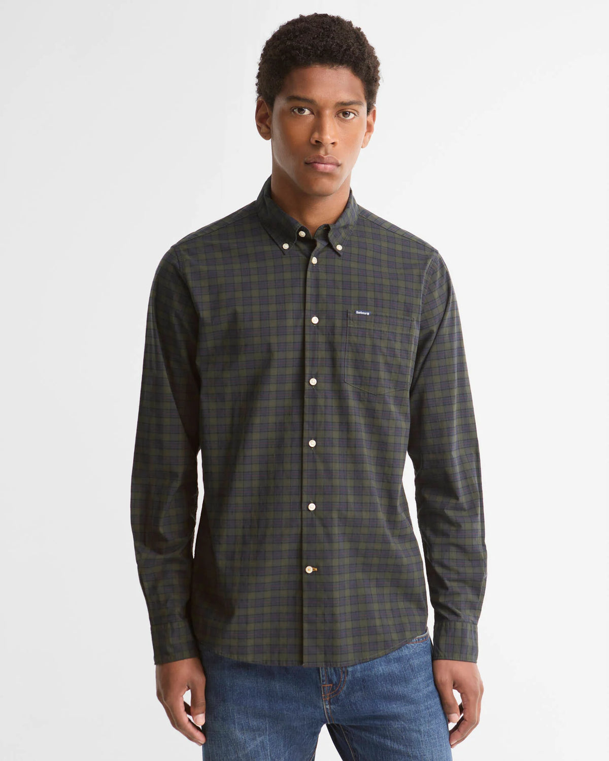 Barbour Lomond TF Tartan Shirt Shadow Classic Tartan