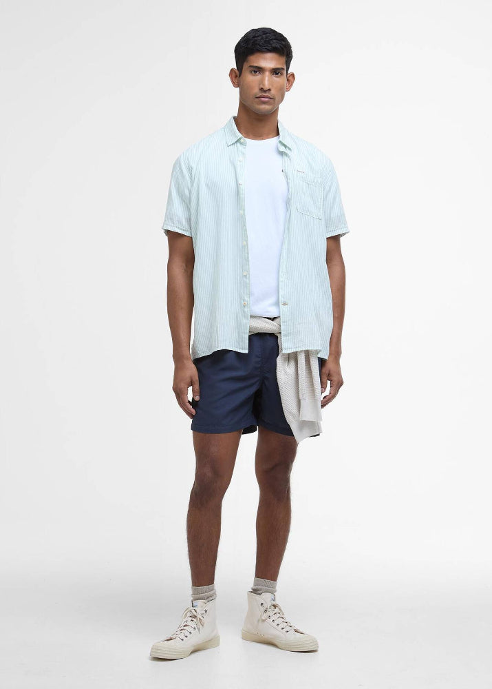 Barbour DeerPark Striped Summer Fit shirt Pale App