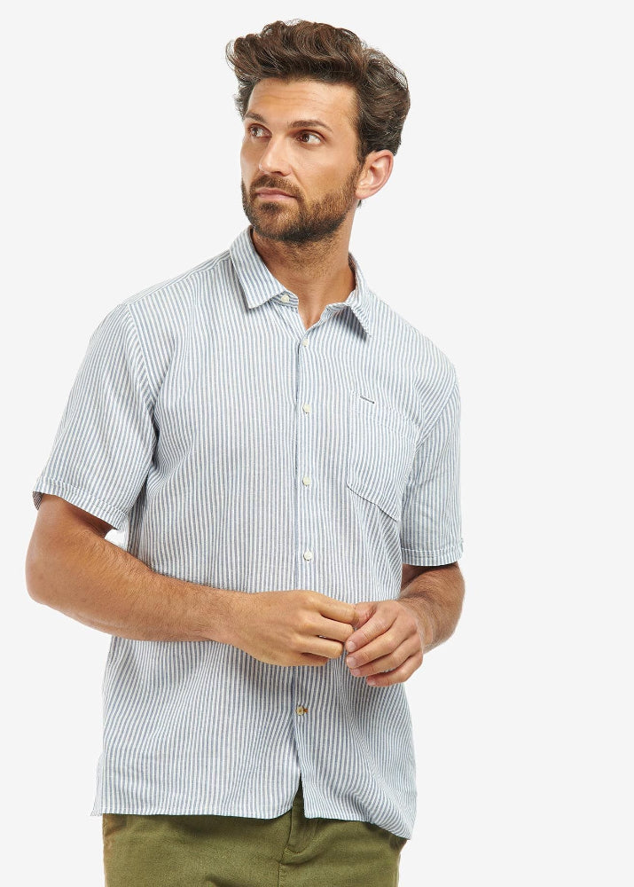 Barbour Deerpark Summer Shirt Navy