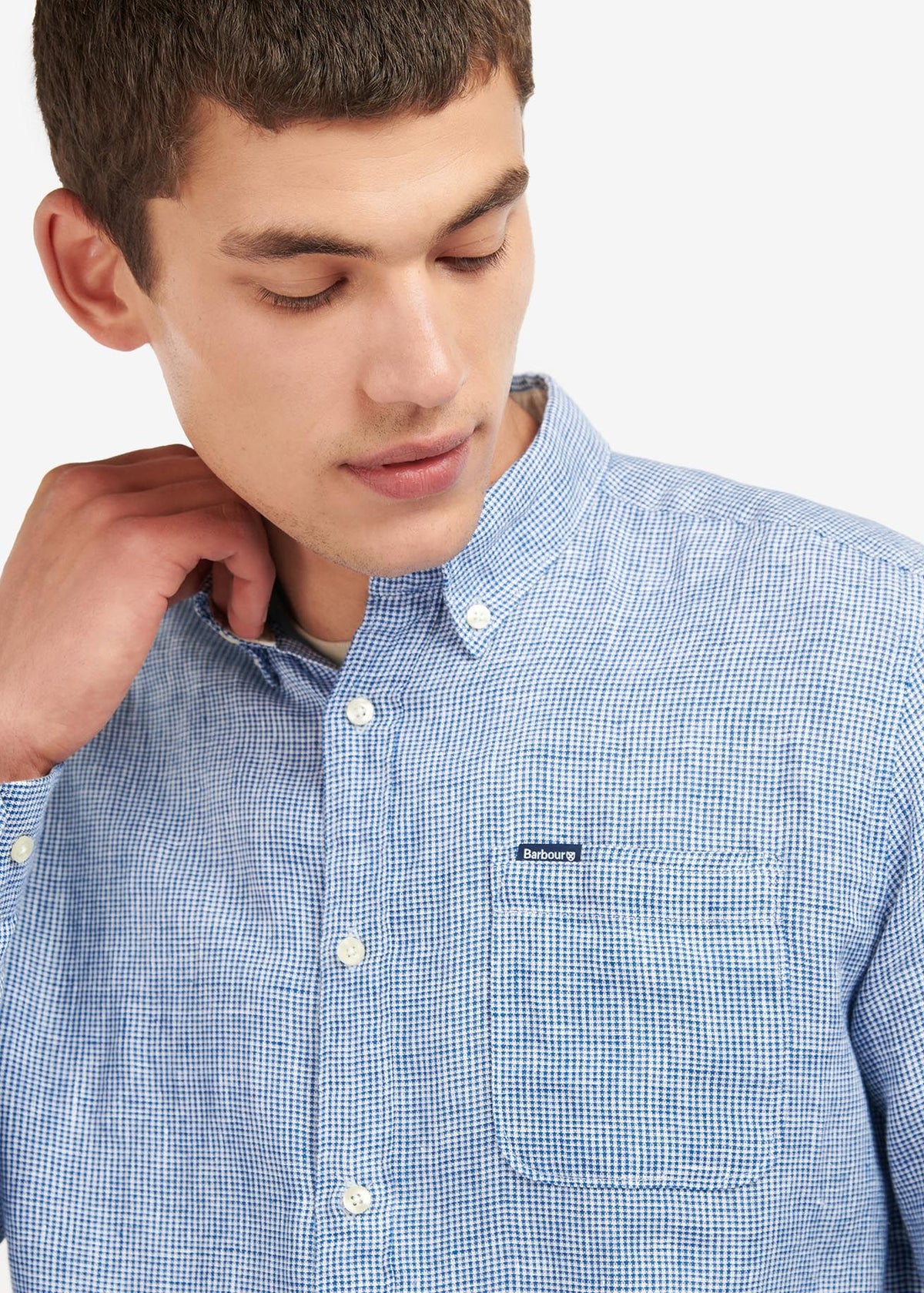 Barbour Linton TS Linne Navy