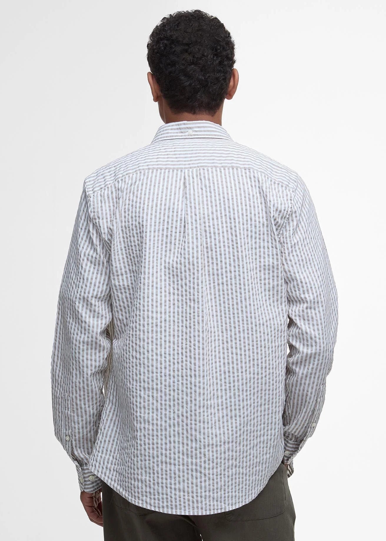 Barbour Cresswell SeersuckerShirt TF Stone