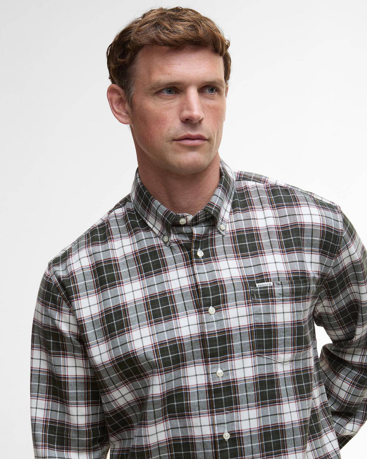 Barbour Telfield Shirt Regular Fit Olive