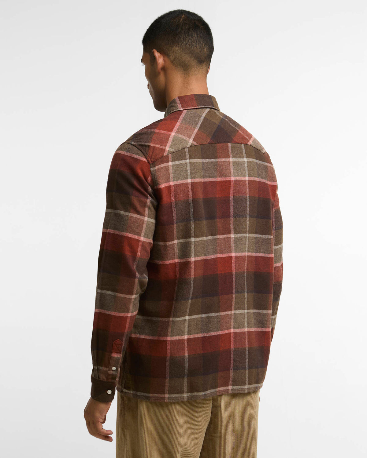 Barbour Copswell Relaxed Checked Shirt Beech
