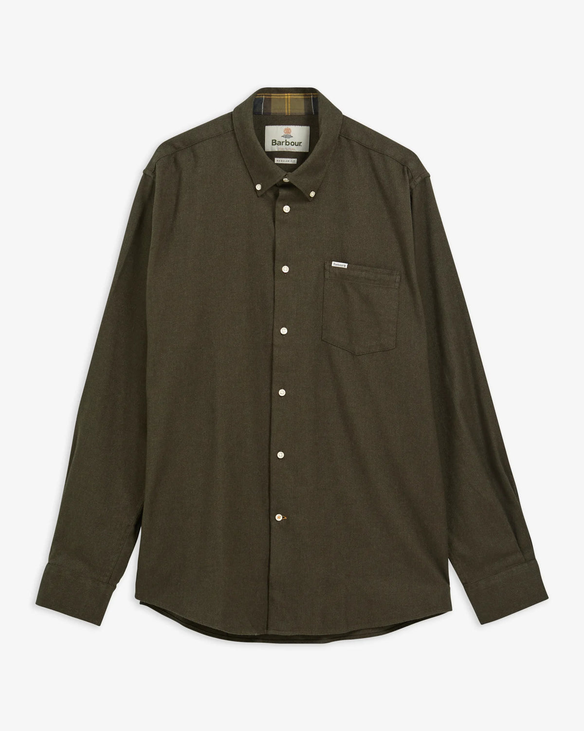 Barbour Sparrowhill Regular Fit Shirt Olive