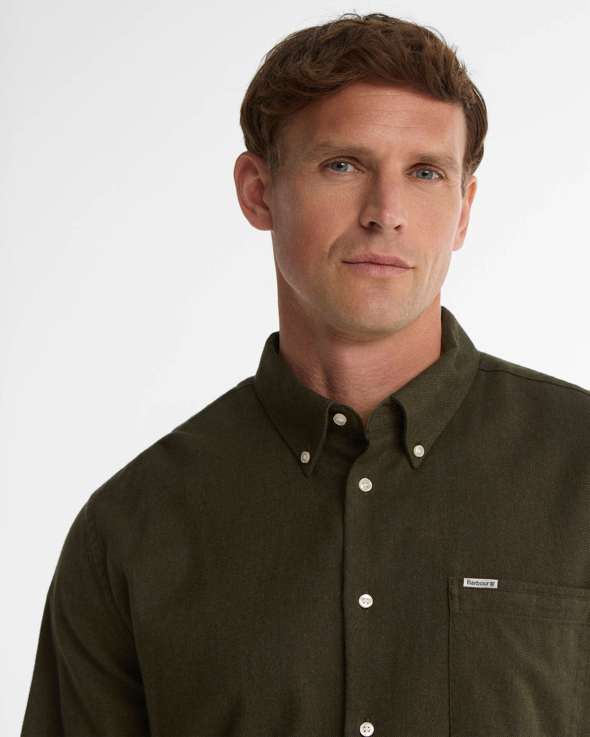 Barbour Sparrowhill Regular Fit Shirt Olive