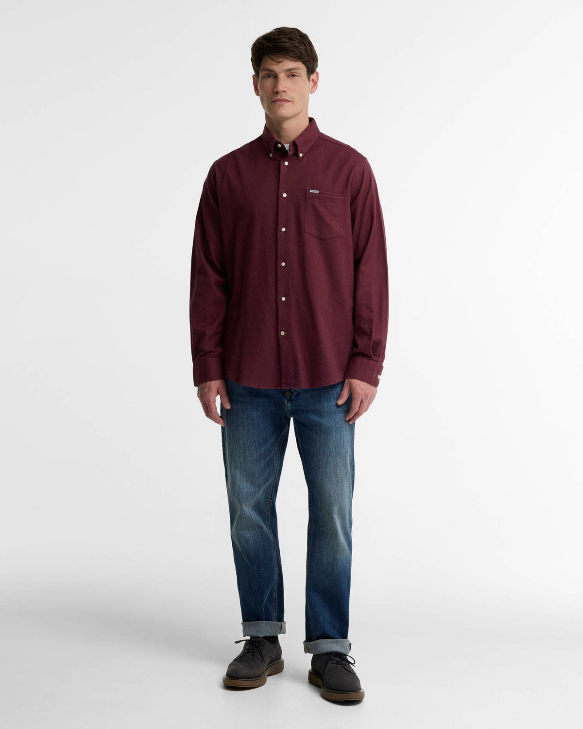 Barbour Sparrowhill regular Fit shirt Dark Bordeau