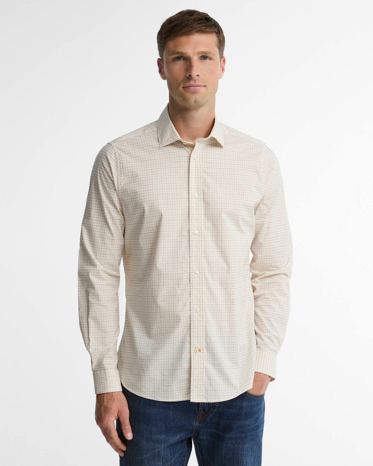 Barbour Ashfield Tailored TS Shirt Whisper White