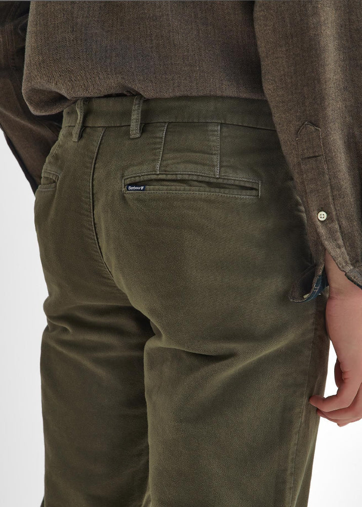 Barbour Moleskin Trousers Olive