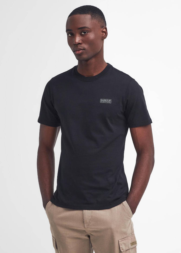 Barbour Intl Small Tee Logo Black