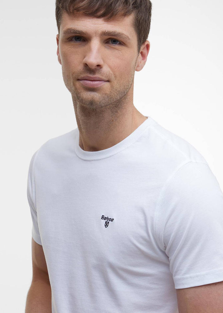Barbour Essential Sports Tee White