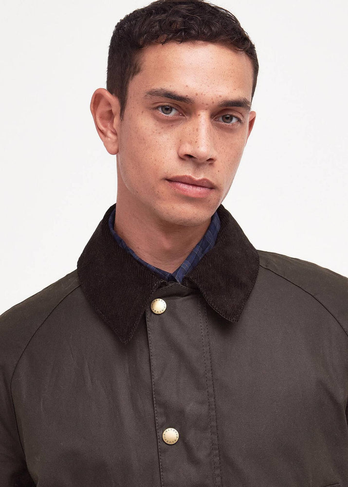Barbour Ashby Wax Jacket Olive
