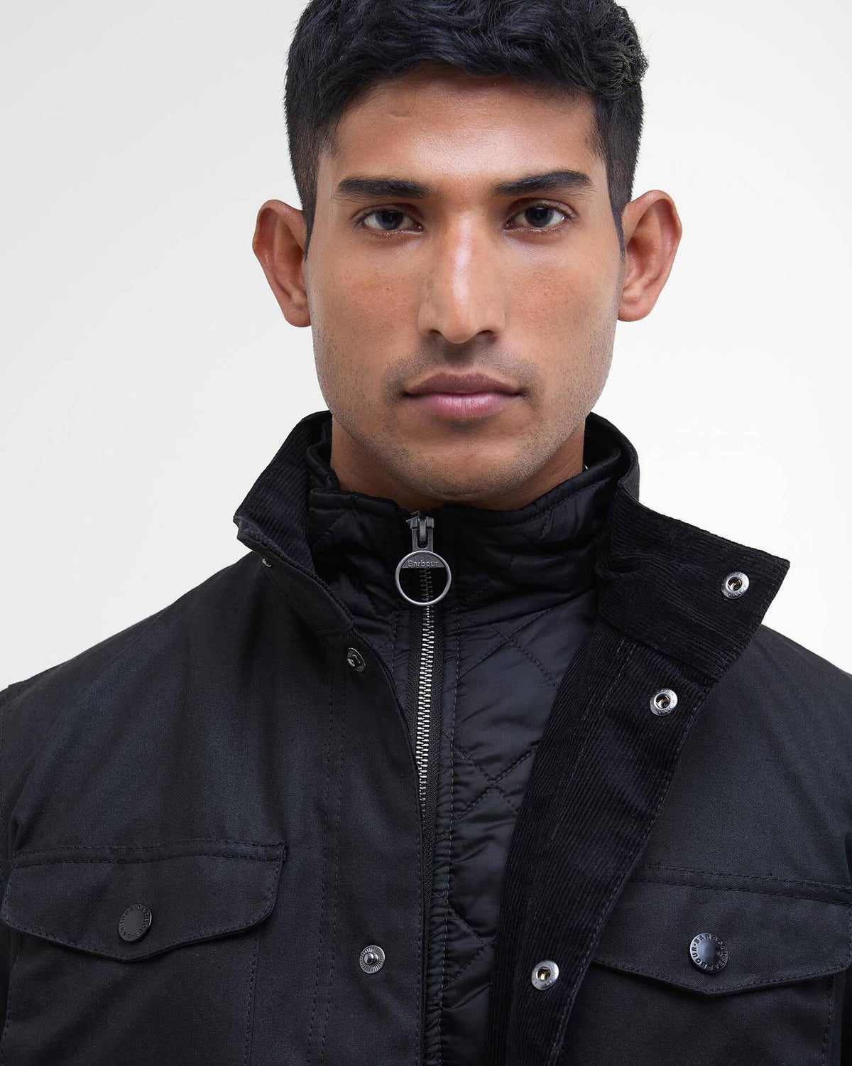 Barbour Ogston Waxed Jacket Classic Black