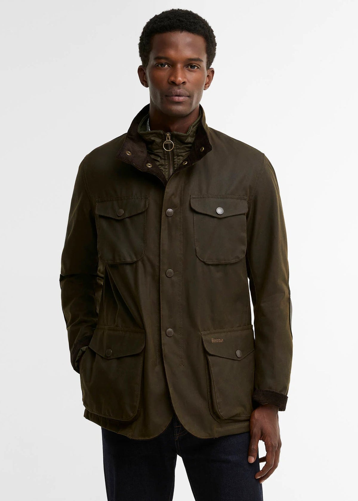 Barbour Ogston Wax Jacket Olive