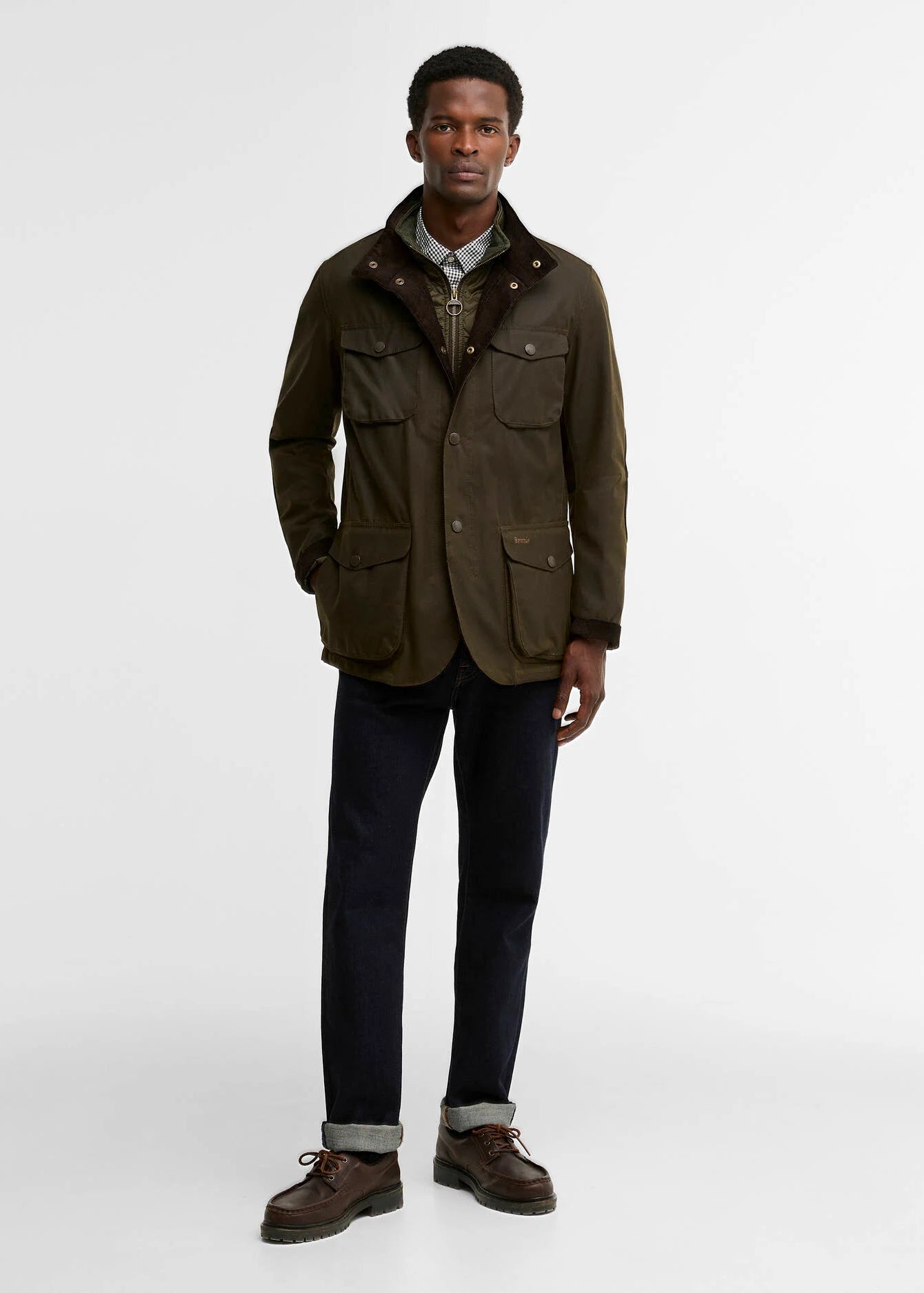 Barbour Ogston Wax Jacket Olive