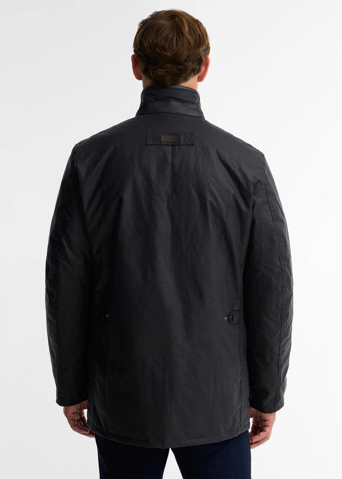 Barbour Hereford Wax Jacket Navy